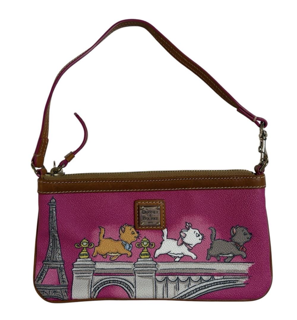 Dooney & Bourke Disney The Aristocats 2019 Collection Wristlet Wallet EUC